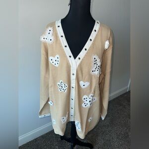 NWT Storybook Knits Vintage "Spring Raffia" Sweater Sz 2X